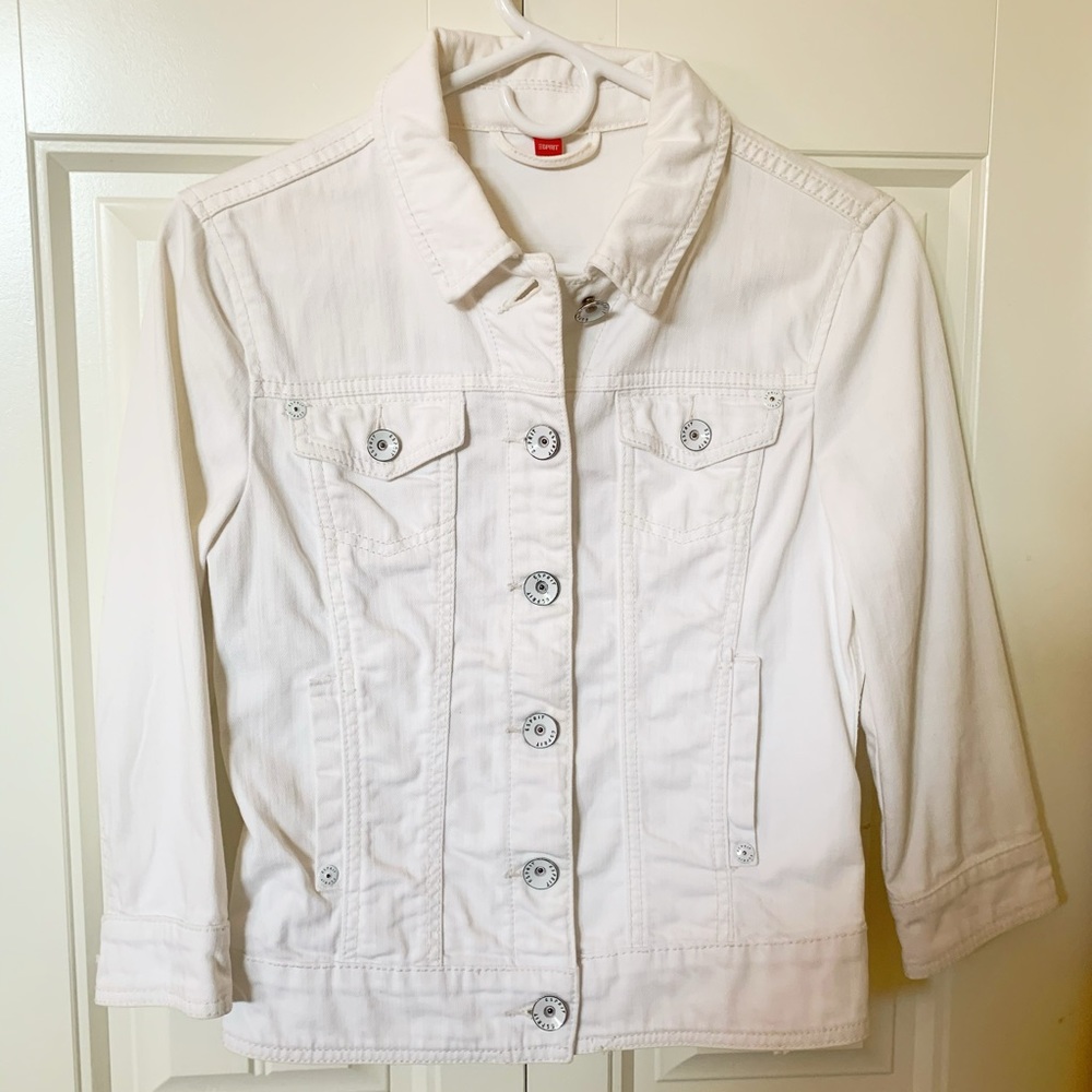 White Jean Jacket